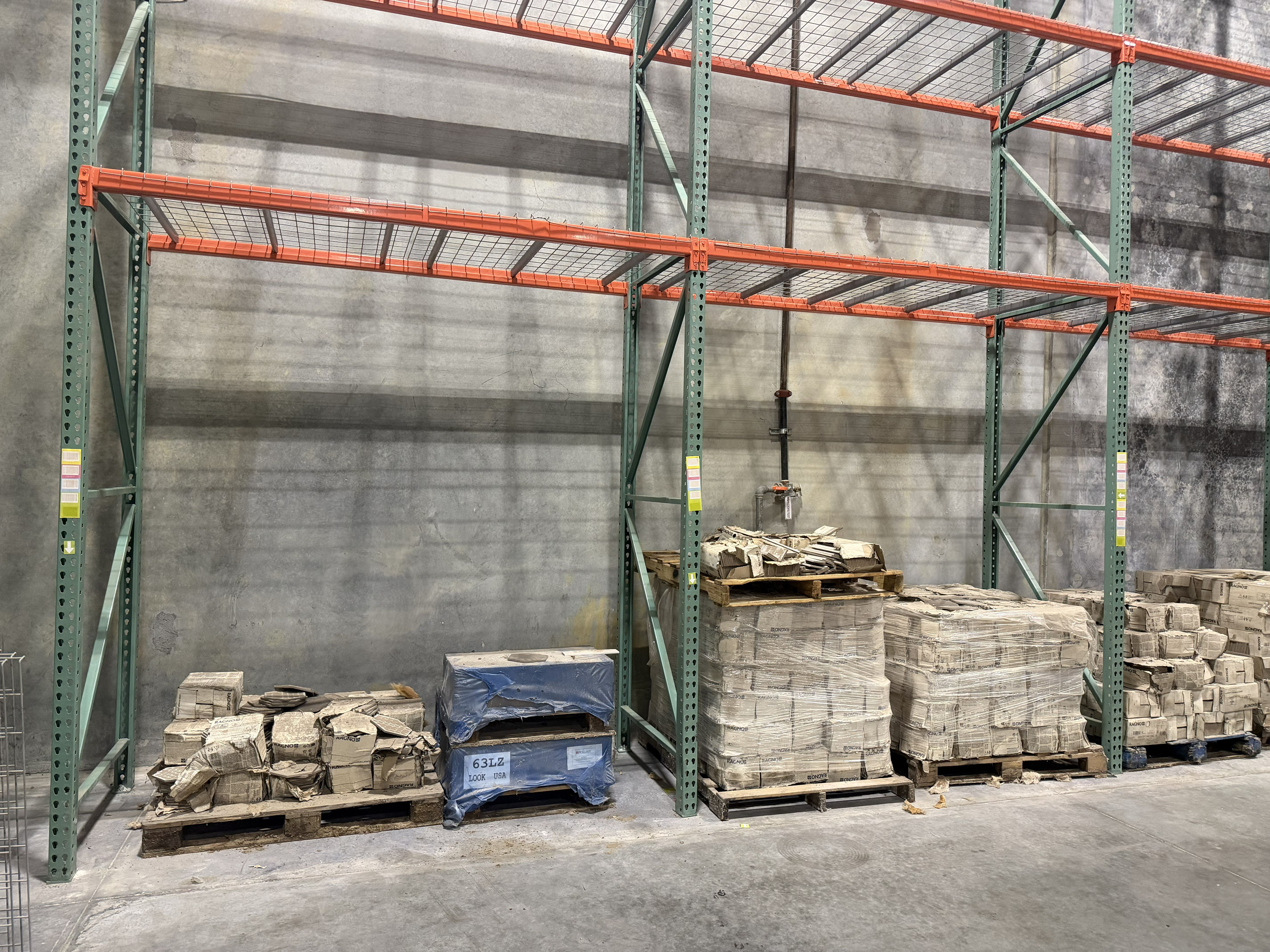 Pallet Rack Single Deep Against a Wall